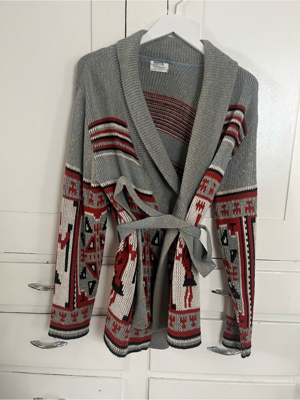 Vintage Montgomery Ward Wrap Sweater Medium